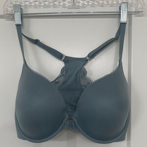 Victoria's Secret Smooth Racerback Bra in Slate Blue